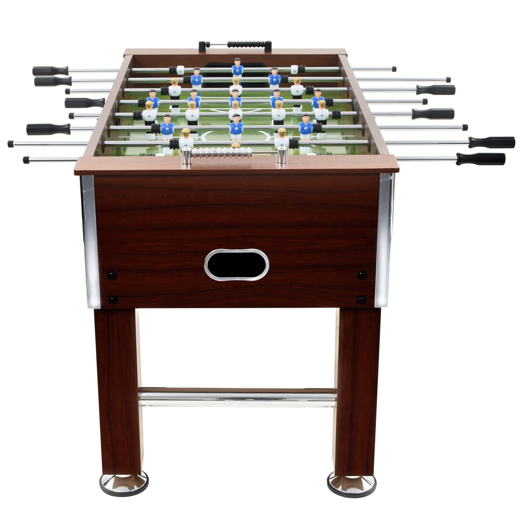Kickertisch Stahl 60 kg 140 x 74,5 x 87,5 cm Braun - Premium Tischfußball-Tische - Just €473.69! Shop now at homesales4u