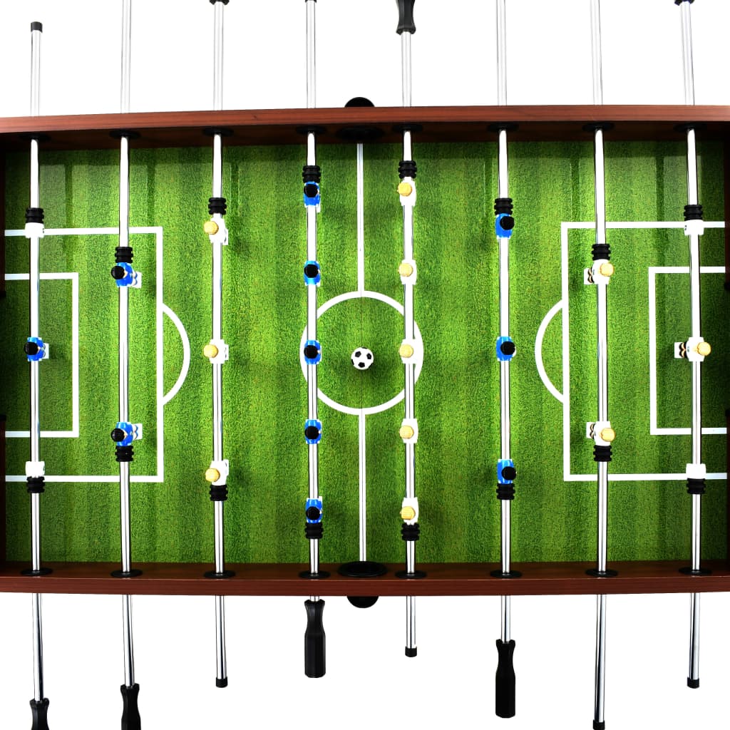 Kickertisch Stahl 60 kg 140 x 74,5 x 87,5 cm Braun - Premium Tischfußball-Tische - Just €473.69! Shop now at homesales4u