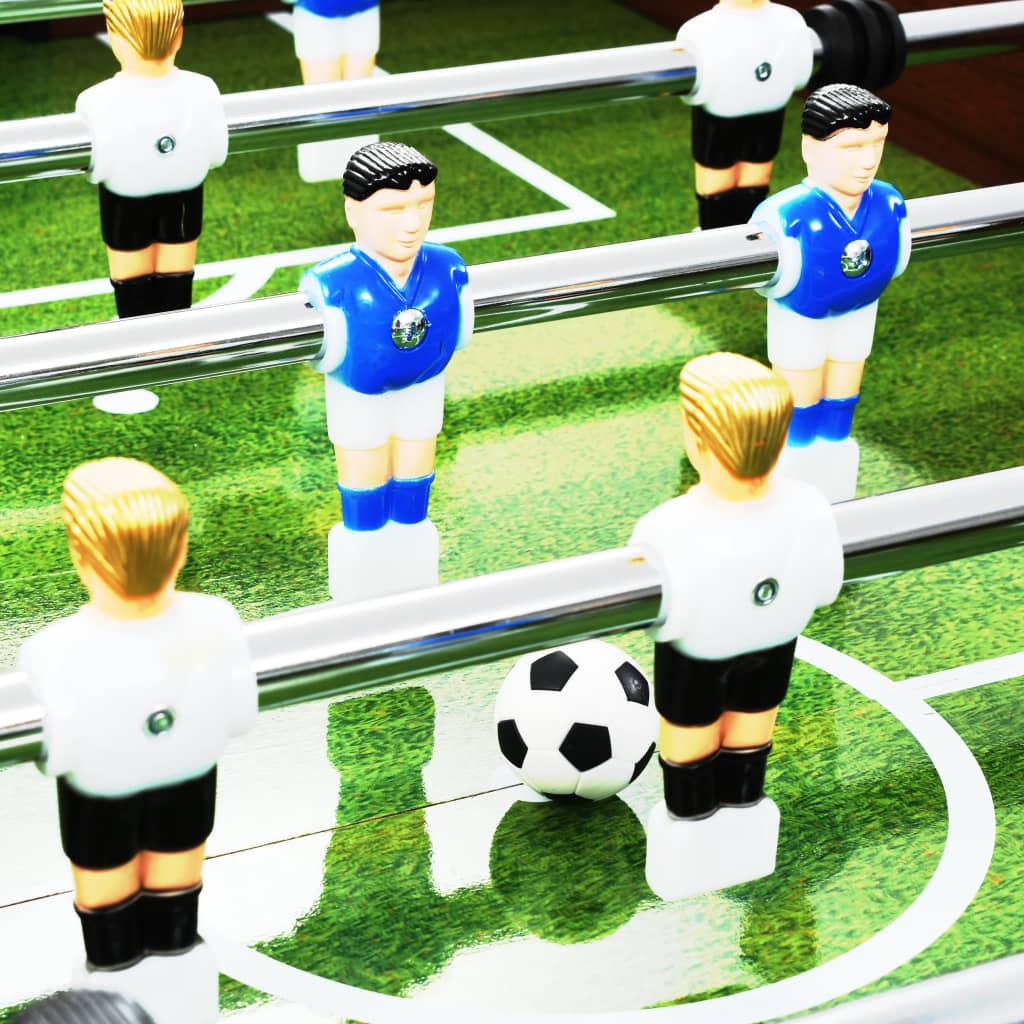 Kickertisch Stahl 60 kg 140 x 74,5 x 87,5 cm Braun - Premium Tischfußball-Tische - Just €473.69! Shop now at homesales4u