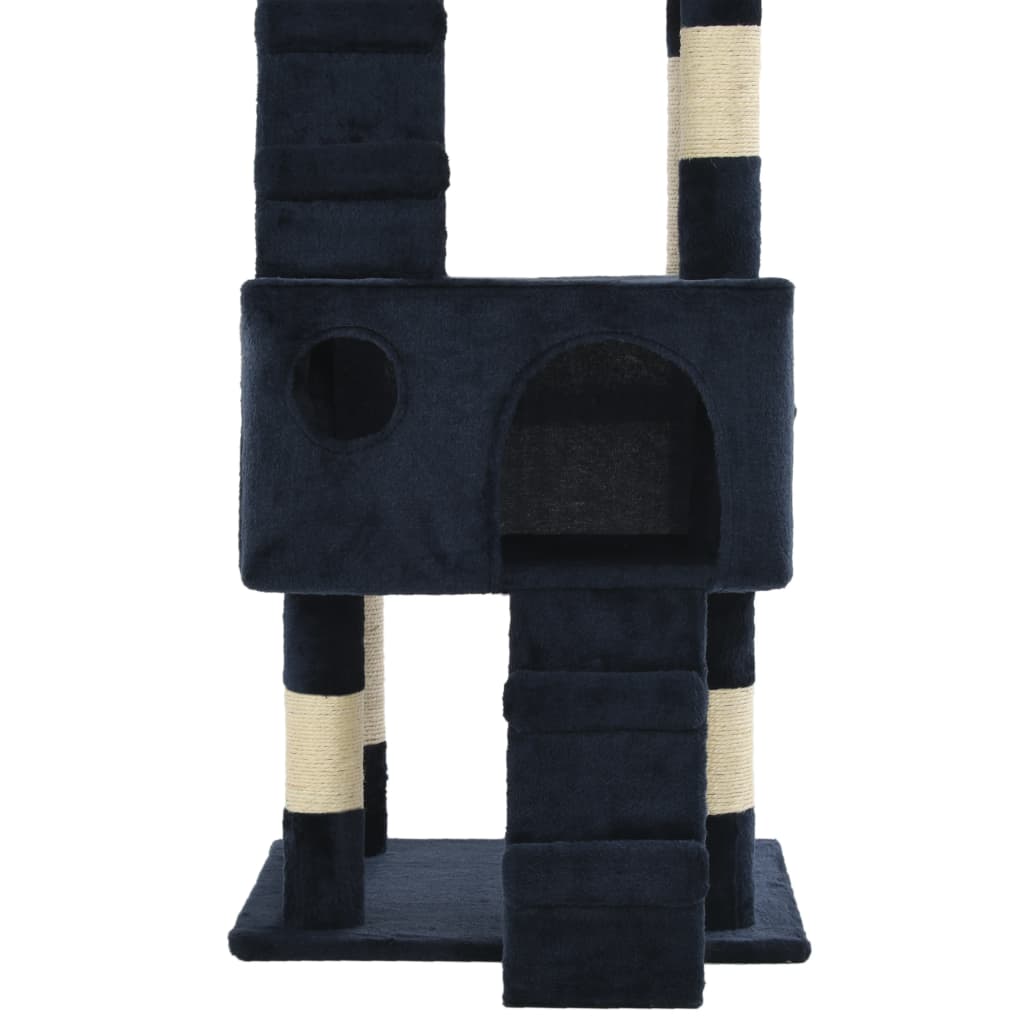 Katzen-Kratzbaum mit Sisal-Säulen 170 cm Blau - Premium Kratzbäume - Just €129.46! Shop now at homesales4u