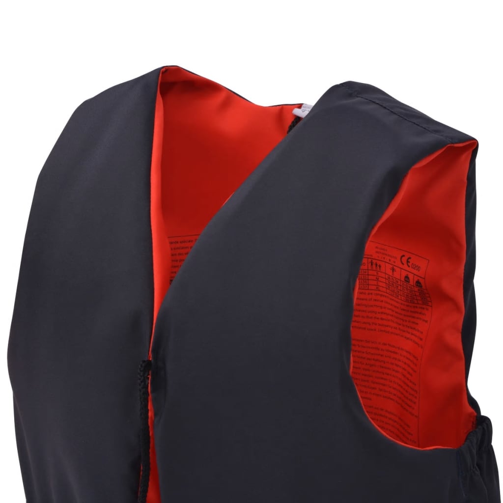 Schwimmwesten 4 Stk. 50 N 50-70 kg Marineblau - Premium Rettungswesten - Just €198.75! Shop now at homesales4u