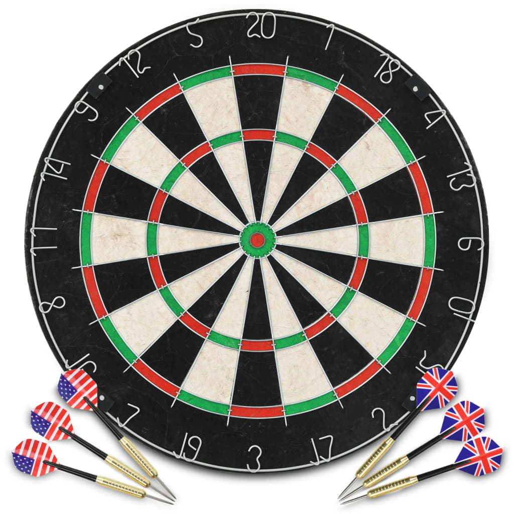 Professionelles Dartboard Sisal mit 6 Darts - Premium Dartpfeile - Just €87.87! Shop now at homesales4u
