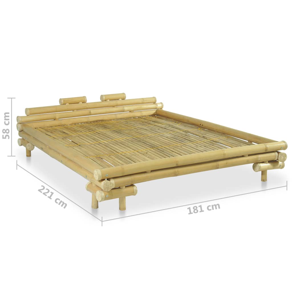 Bambusbett 160x200 cm - Premium Betten & Bettgestelle - Just €533.52! Shop now at homesales4u