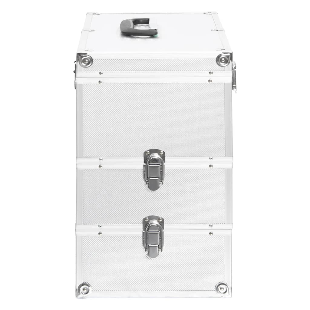 Kosmetikkoffer 37x24x40 cm Silbern Aluminium - Premium Kulturtaschen - Just €73.79! Shop now at homesales4u