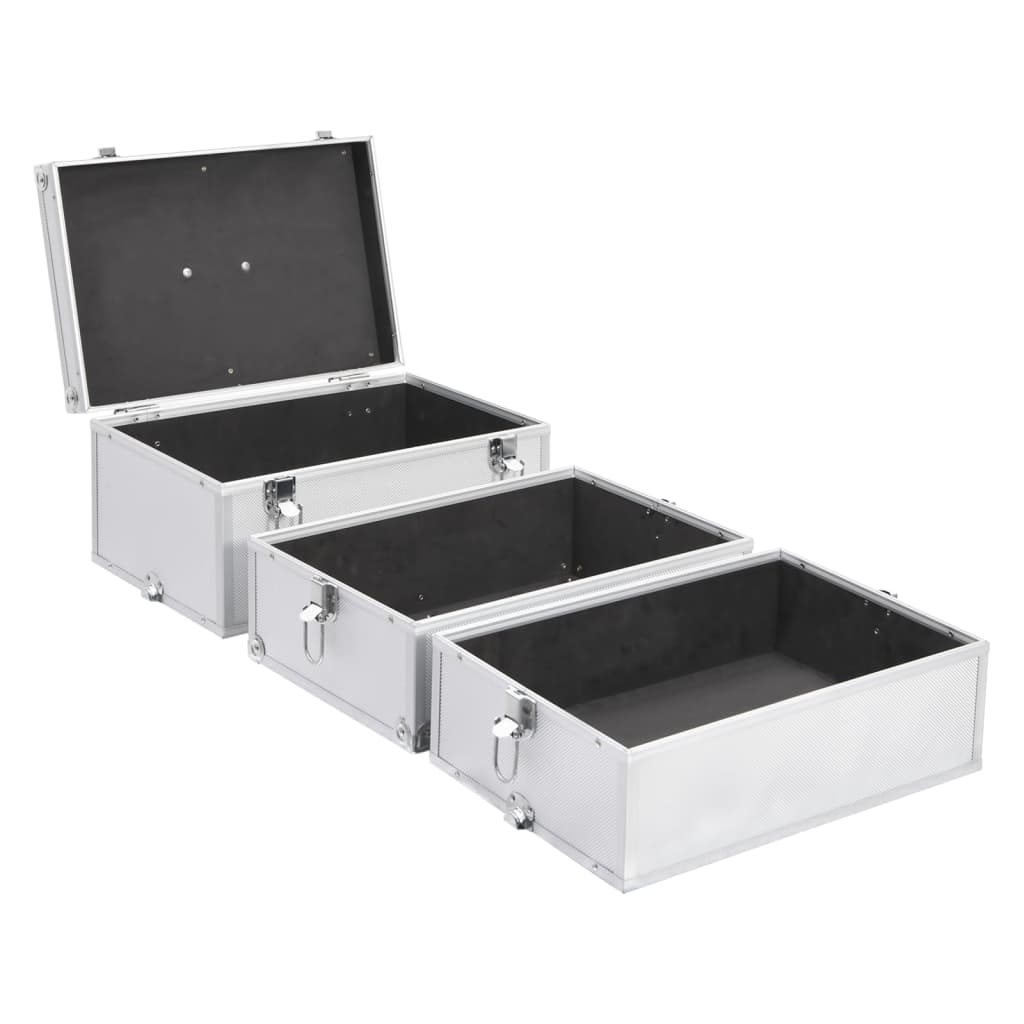 Kosmetikkoffer 37x24x40 cm Silbern Aluminium - Premium Kulturtaschen - Just €73.79! Shop now at homesales4u