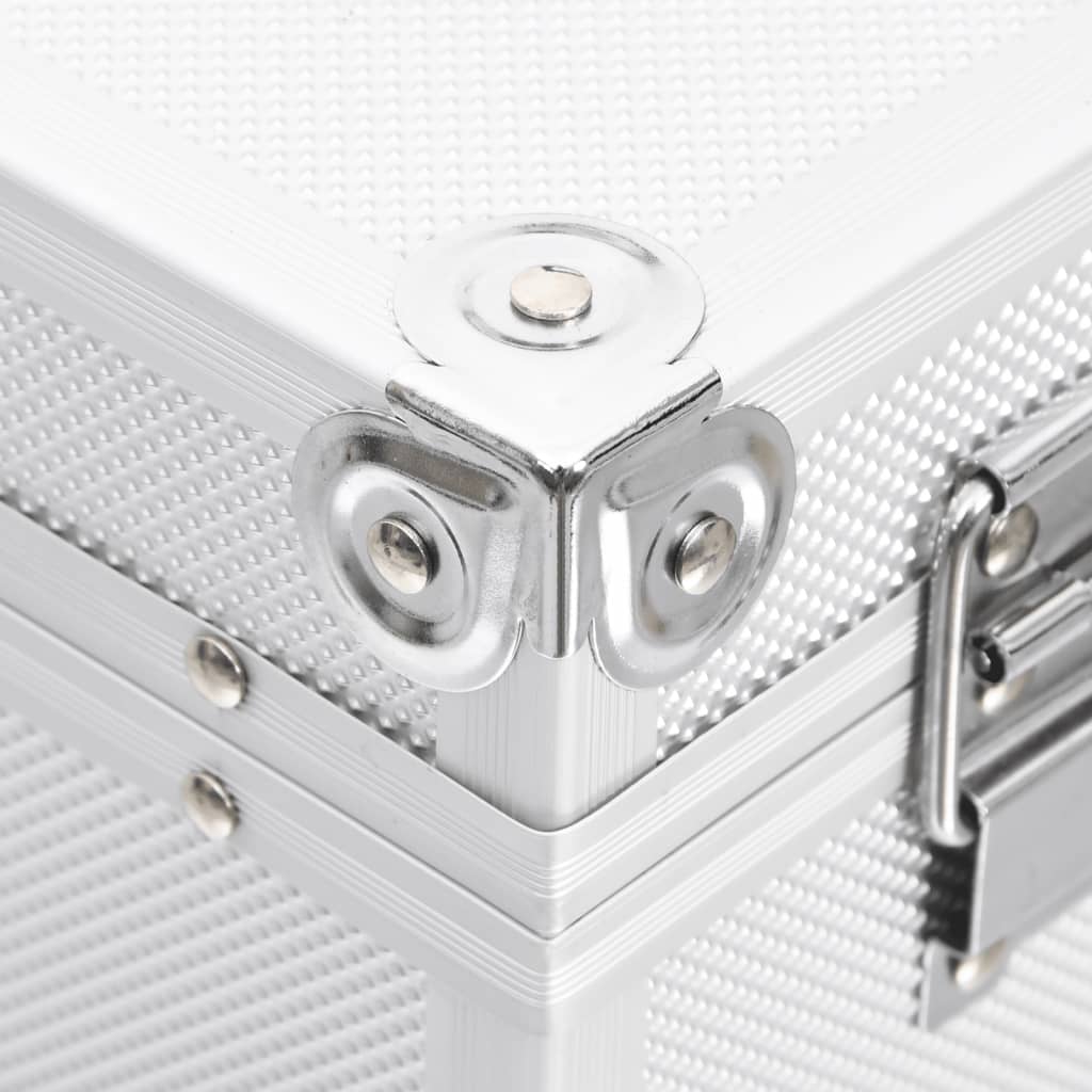 Kosmetikkoffer 37x24x40 cm Silbern Aluminium - Premium Kulturtaschen - Just €73.79! Shop now at homesales4u