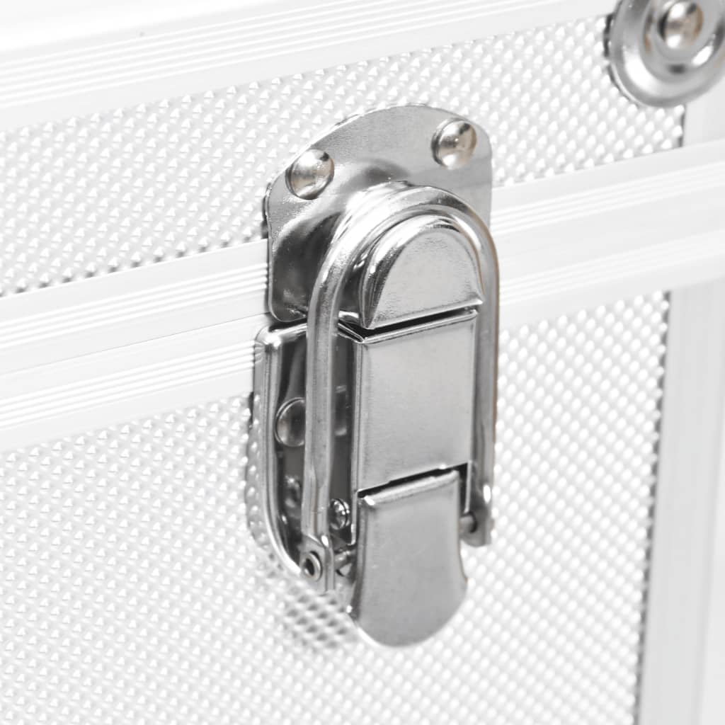 Kosmetikkoffer 37x24x40 cm Silbern Aluminium - Premium Kulturtaschen - Just €73.79! Shop now at homesales4u