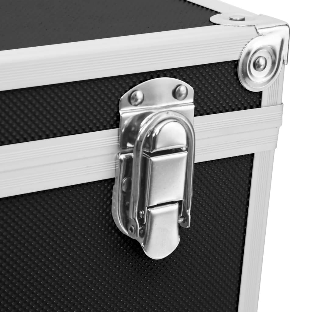 Kosmetikkoffer 37x24x40 cm Schwarz Aluminium - Premium Kulturtaschen - Just €76.82! Shop now at homesales4u