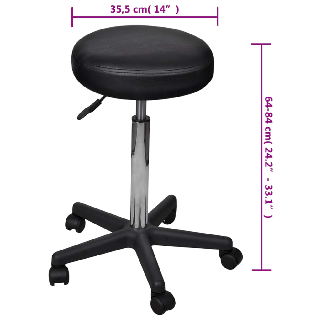 Bürohocker Schwarz - Premium Bürostühle - Just €69.23! Shop now at homesales4u