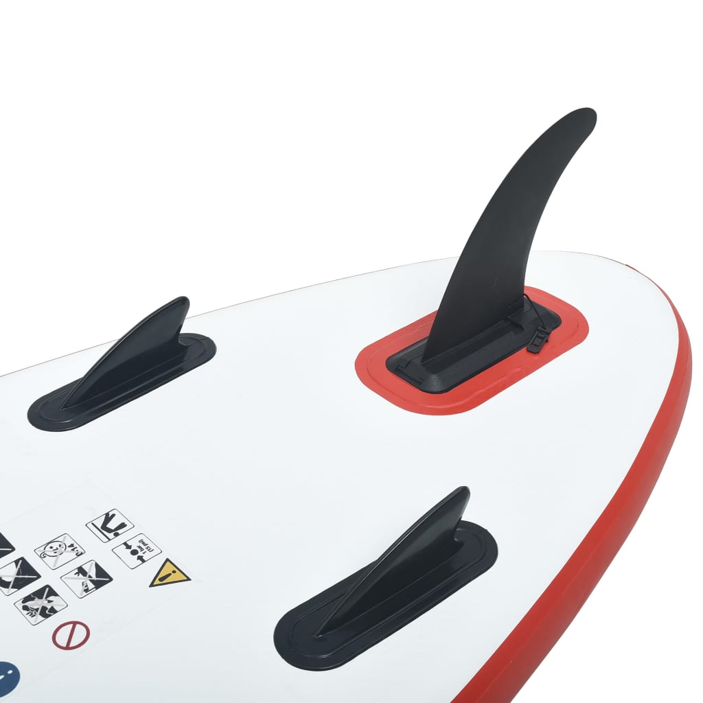 Stand Up Paddle Board SUP Aufblasbar Rot und Weiß - Premium Paddelboards - Just €245.75! Shop now at homesales4u