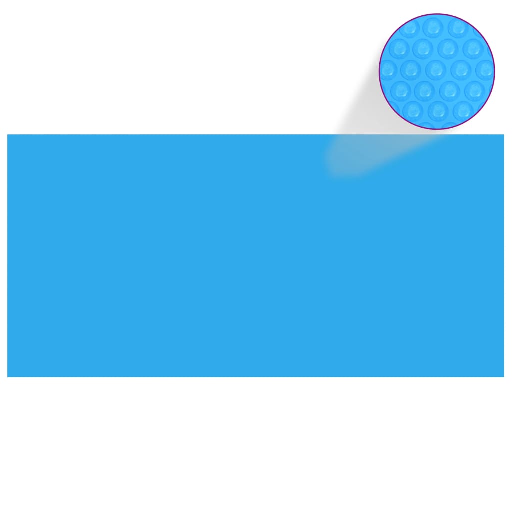 Rechteckige Pool-Abdeckung PE Blau 450 x 220 cm - Premium Poolabdeckungen & -unterlagen - Just €41.81! Shop now at homesales4u