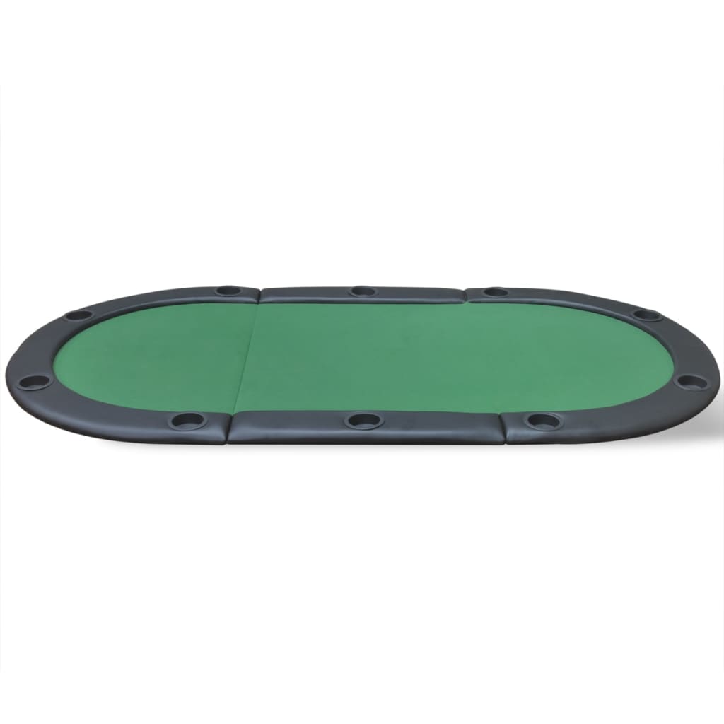 Faltbare Poker-Tischauflage für 10 Spieler Grün - Premium Poker- & Spieltische - Just €173.62! Shop now at homesales4u