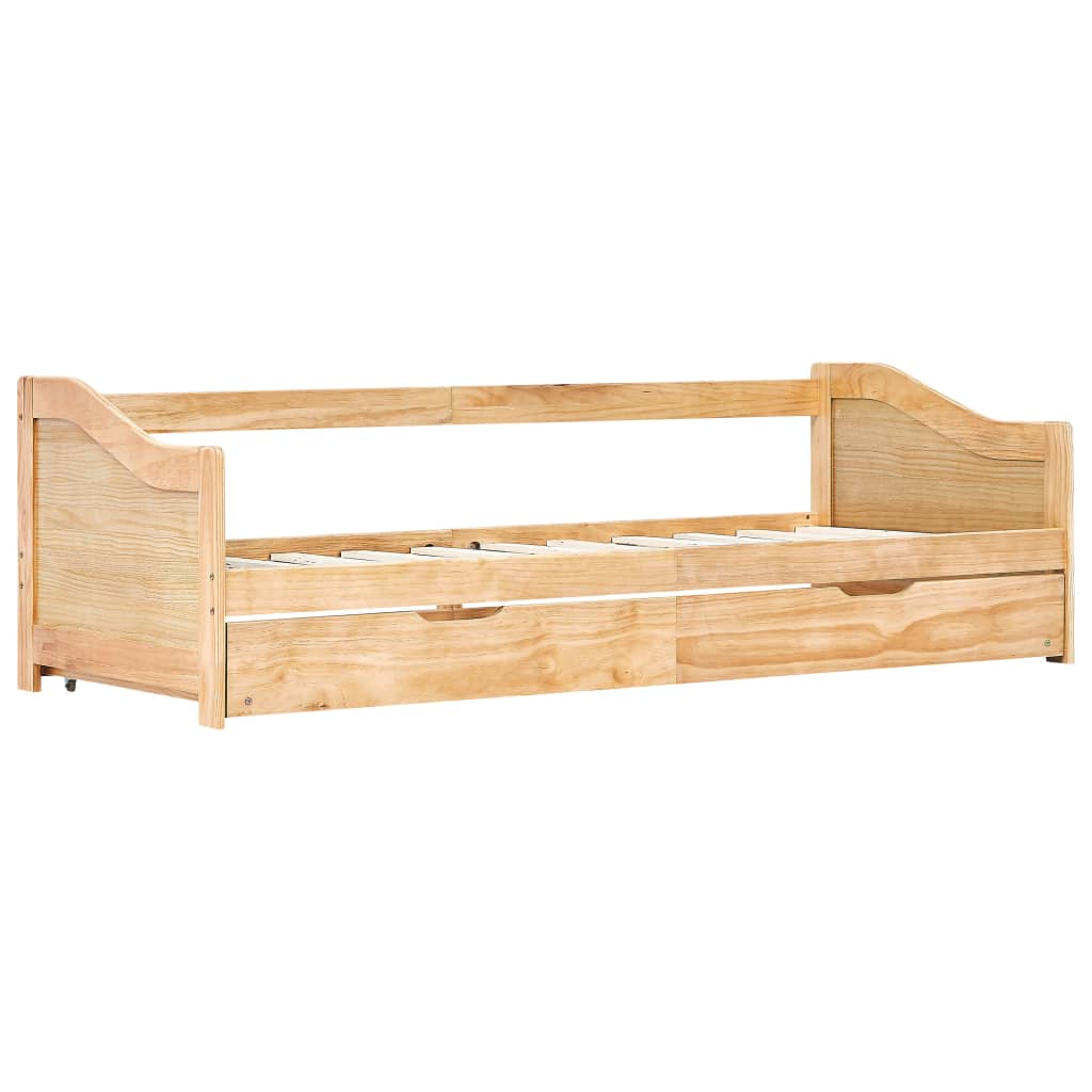Ausziehsofa Bettgestell Kiefernholz 90×200 cm - Premium Betten & Bettgestelle - Just €269.21! Shop now at homesales4u
