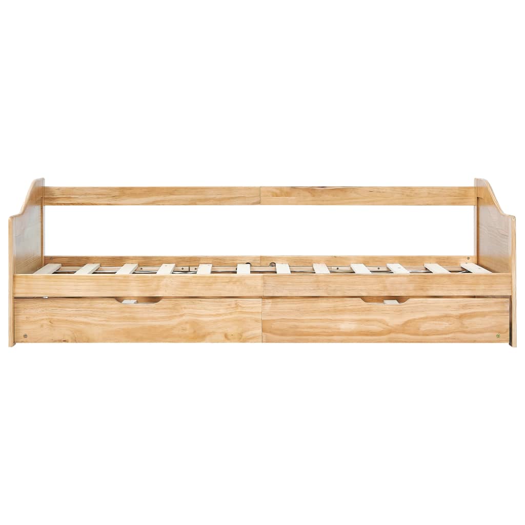 Ausziehsofa Bettgestell Kiefernholz 90×200 cm - Premium Betten & Bettgestelle - Just €269.21! Shop now at homesales4u