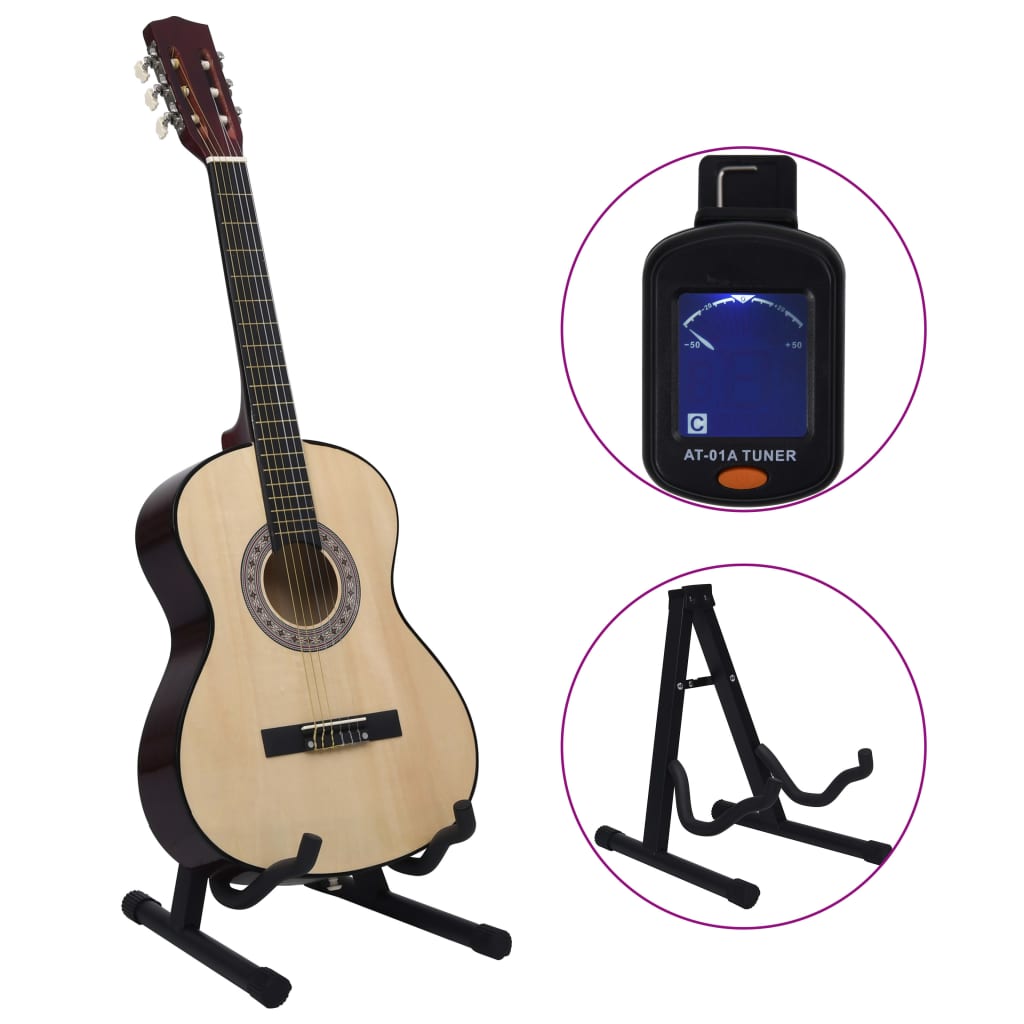 12.-tlg. Klassische Gitarre Set für Anfänger 4/4 39" - Premium Gitarren - Just €118.92! Shop now at homesales4u