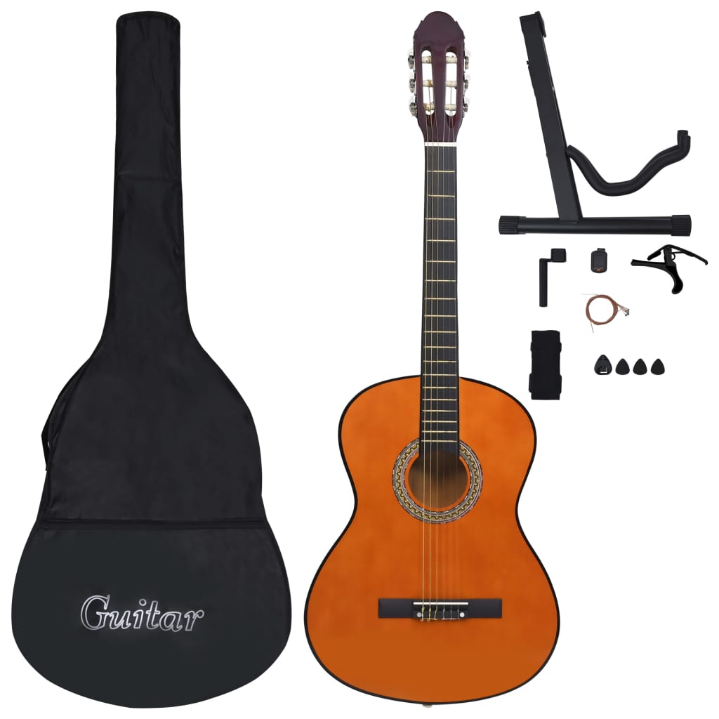 12.-tlg. Klassische Gitarre Set für Anfänger 4/4 39" - Premium Gitarren - Just €116.49! Shop now at homesales4u