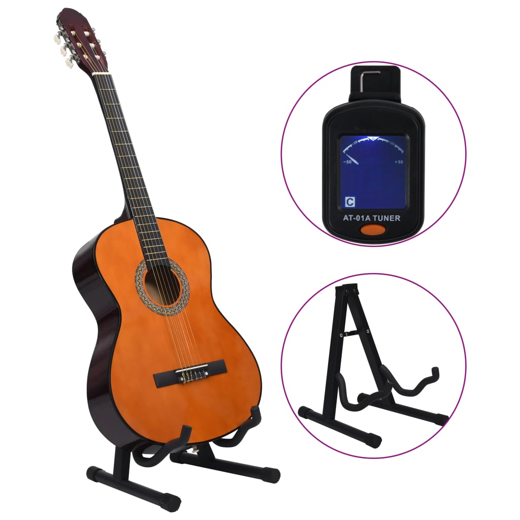 12.-tlg. Klassische Gitarre Set für Anfänger 4/4 39" - Premium Gitarren - Just €116.49! Shop now at homesales4u