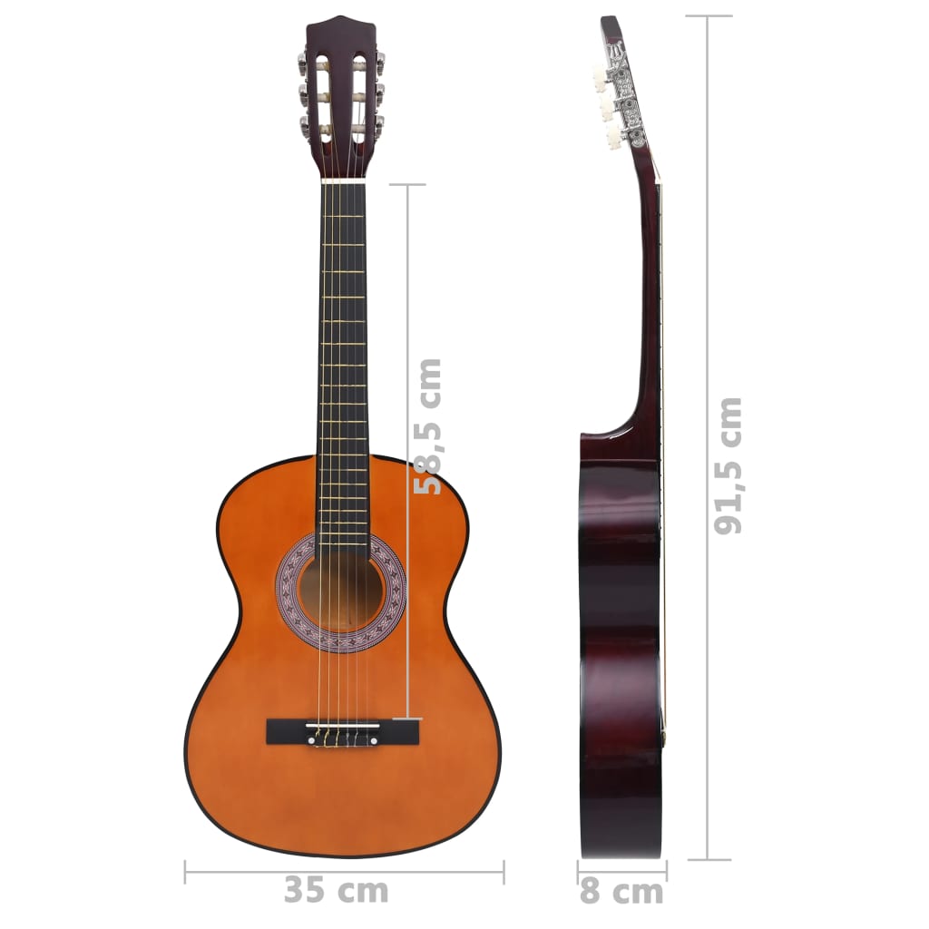8-tlg. Klassikgitarren-Set für Anfänger 3/4 36" - Premium Gitarren - Just €81.10! Shop now at homesales4u