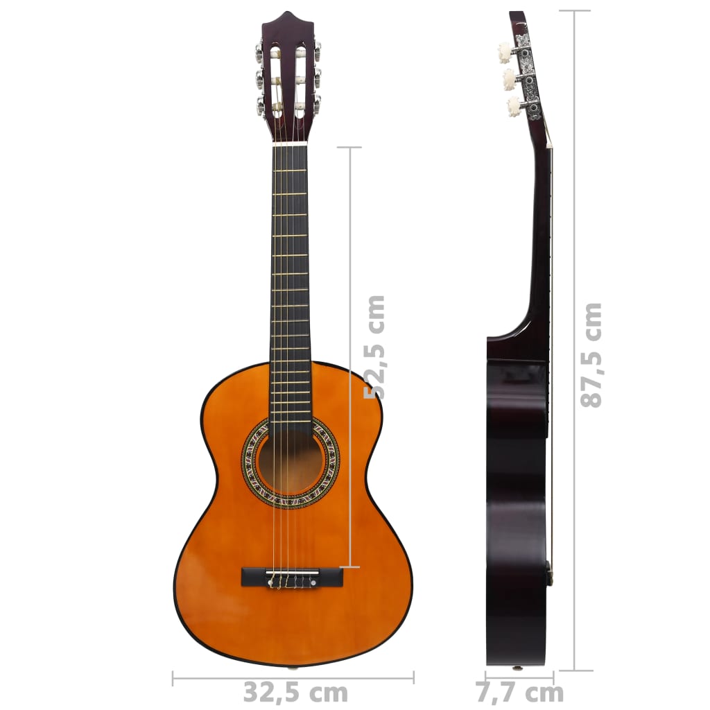8-tlg. Klassische Gitarre Set für Anfänger 1/2 34" - Premium Gitarren - Just €80.42! Shop now at homesales4u