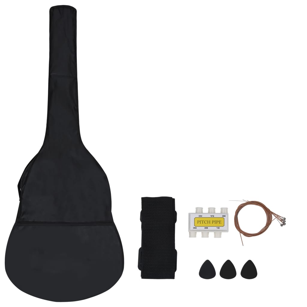 8-tlg. Klassische Gitarre Set für Anfänger 1/2 34" - Premium Gitarren - Just €80.42! Shop now at homesales4u