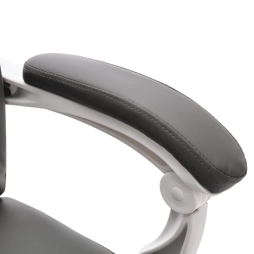 Massage-Bürostuhl Grau Kunstleder - Premium Bürostühle - Just €254.04! Shop now at homesales4u