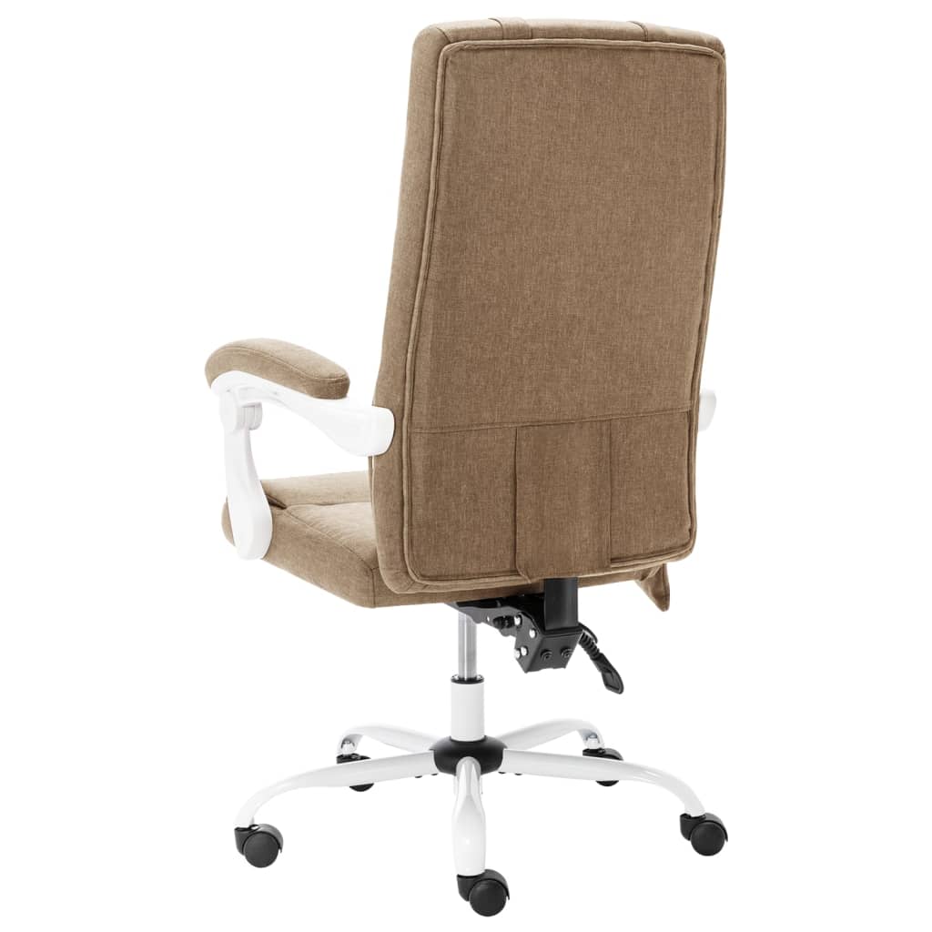 Massage-Bürostuhl Taupe Stoff - Premium Bürostühle - Just €238.78! Shop now at homesales4u