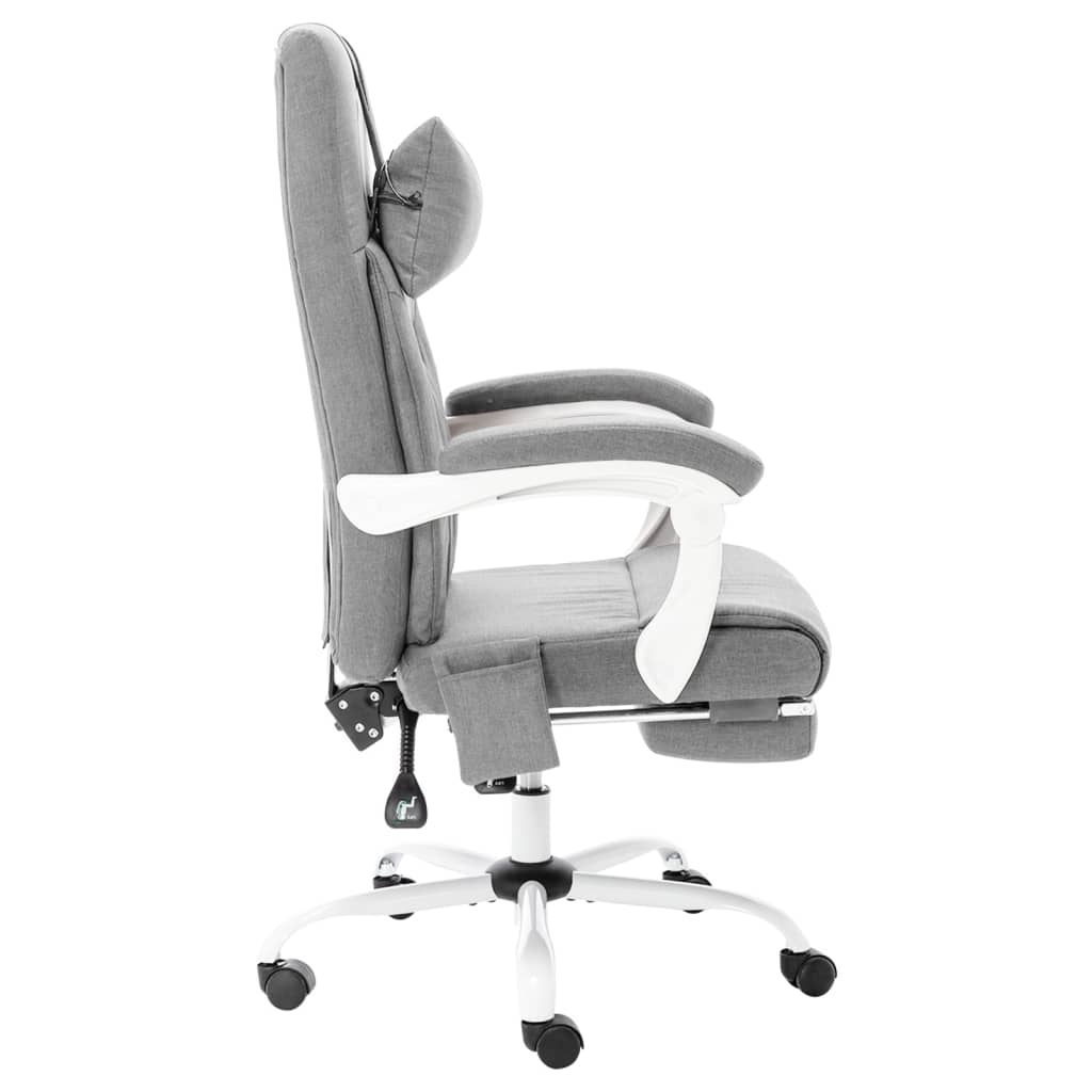 Massage-Bürostuhl Grau Stoff - Premium Bürostühle - Just €235.11! Shop now at homesales4u