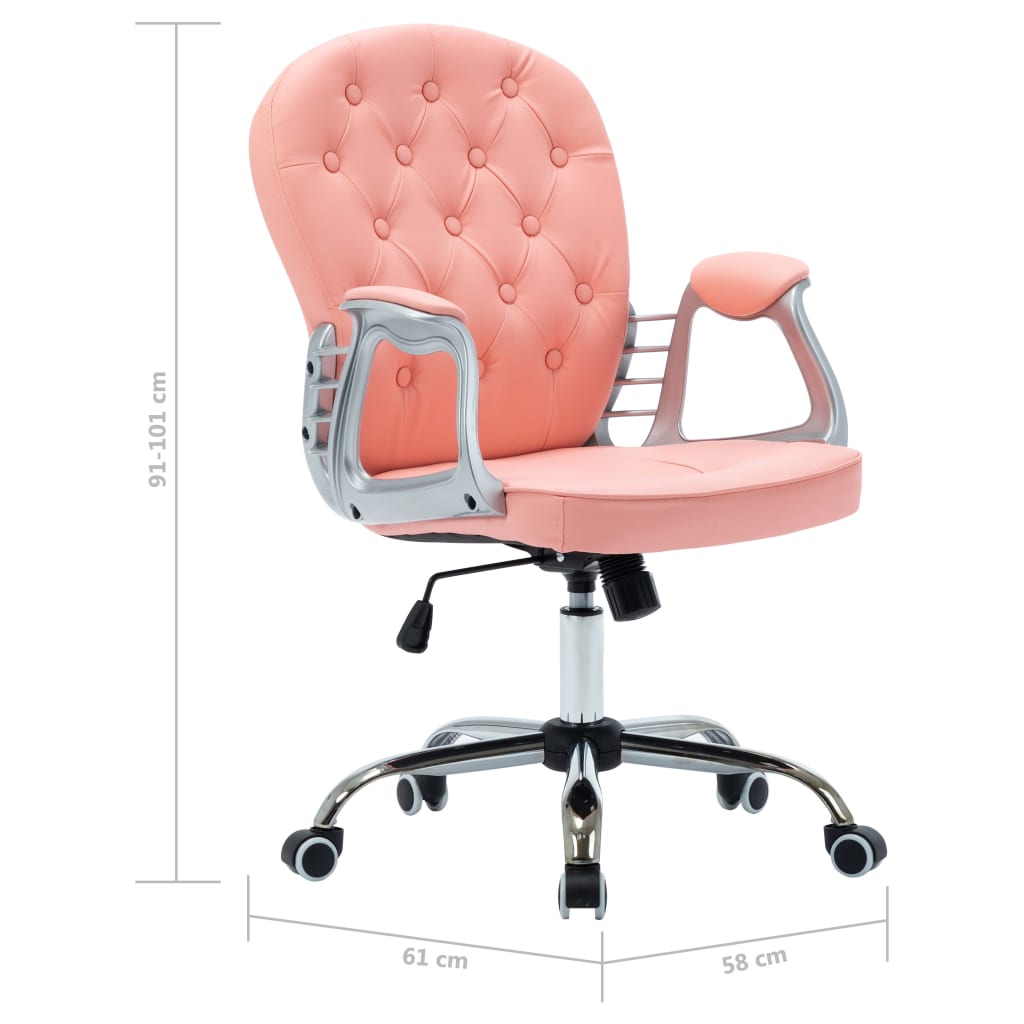 Bürodrehstuhl Rosa Kunstleder - Premium Bürostühle - Just €166.19! Shop now at homesales4u