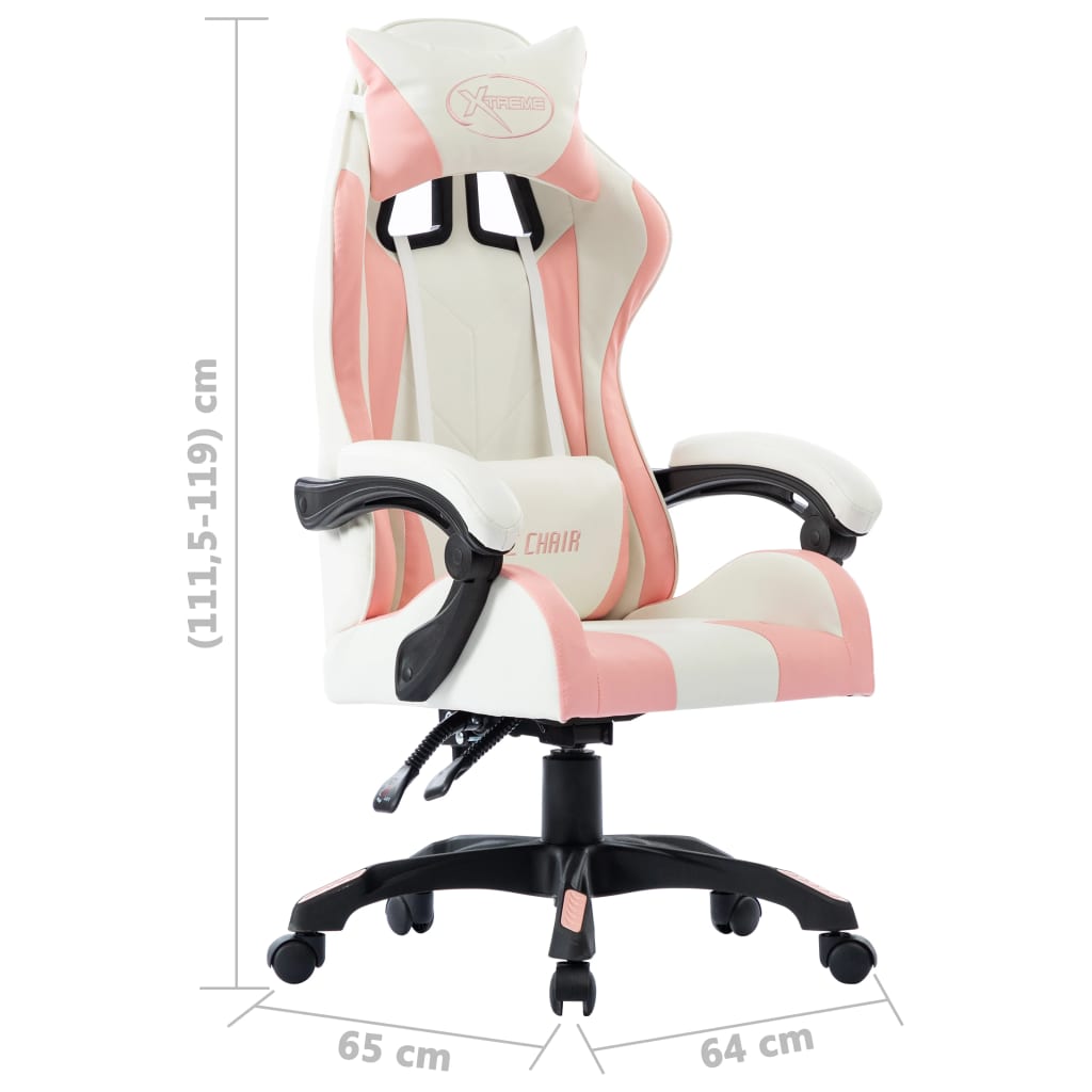 Gaming-Stuhl Rosa Kunstleder - Premium Bürostühle - Just €172.97! Shop now at homesales4u