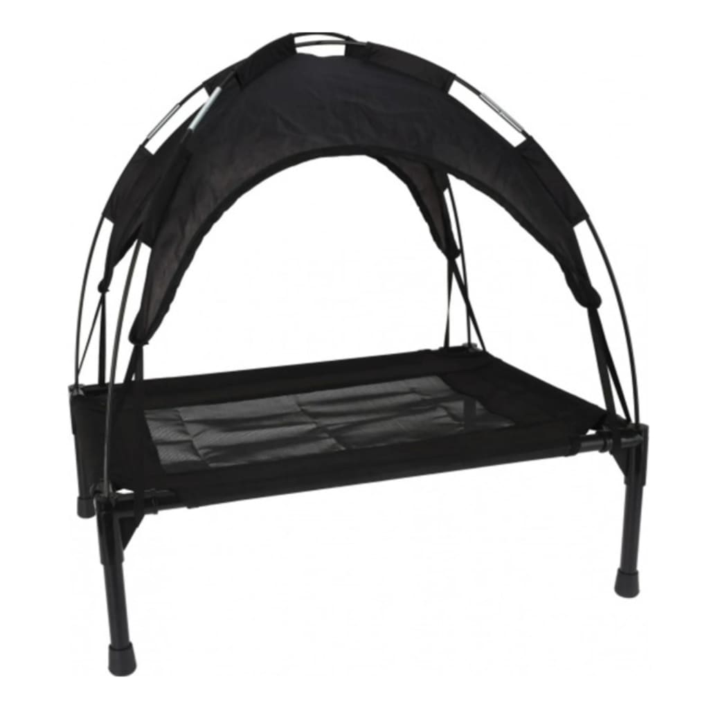 Haustierbett/Zelt 60x45 cm Schwarz - Premium Hundebetten - Just €37.07! Shop now at homesales4u