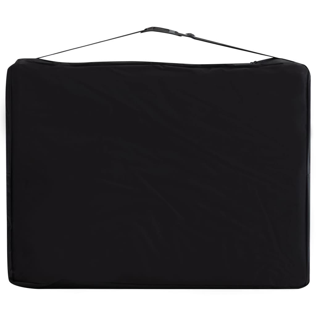 Massageliege Klappbar 2-Zonen Aluminiumgestell Weiß und Rosa - Premium Massagetische - Just €185.11! Shop now at homesales4u