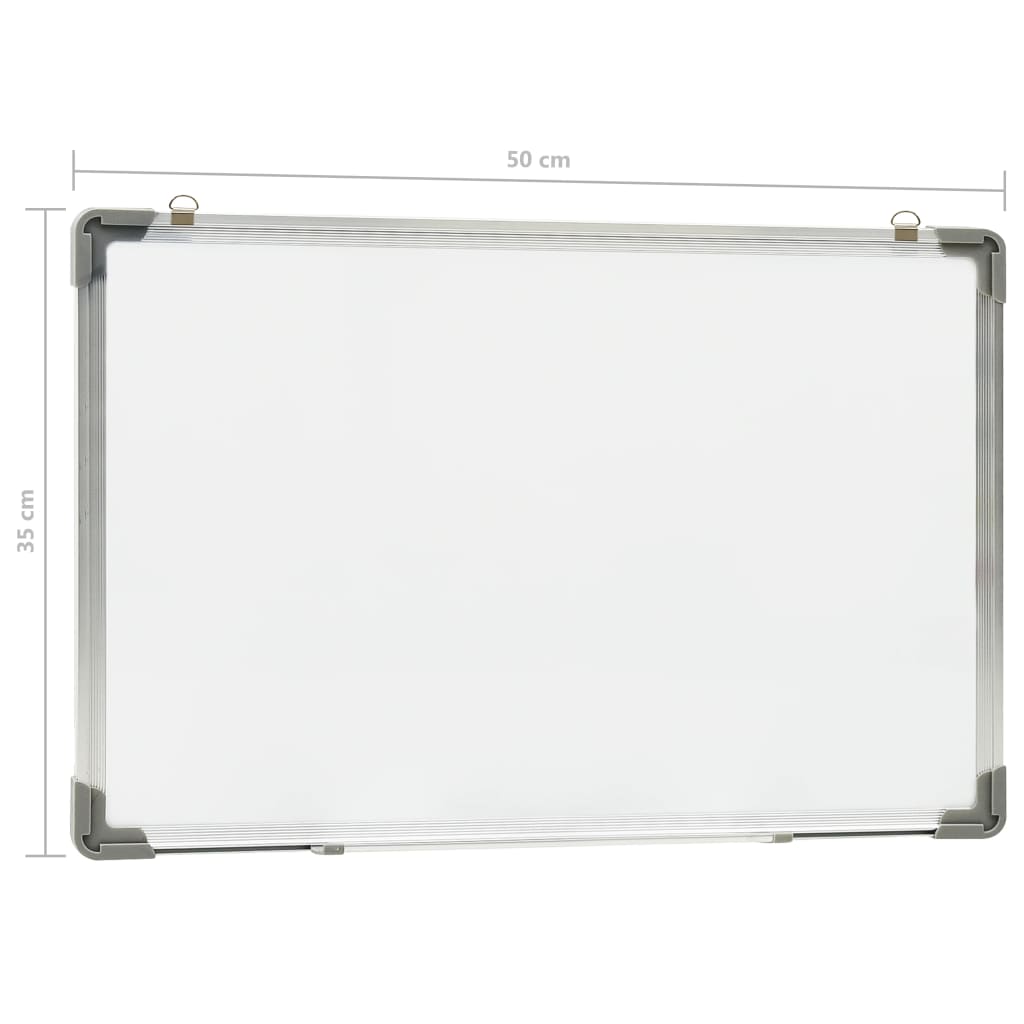 Magnetisches Whiteboard Weiß 50 x 35 cm Stahl - Premium Whiteboards - Just €32.83! Shop now at homesales4u