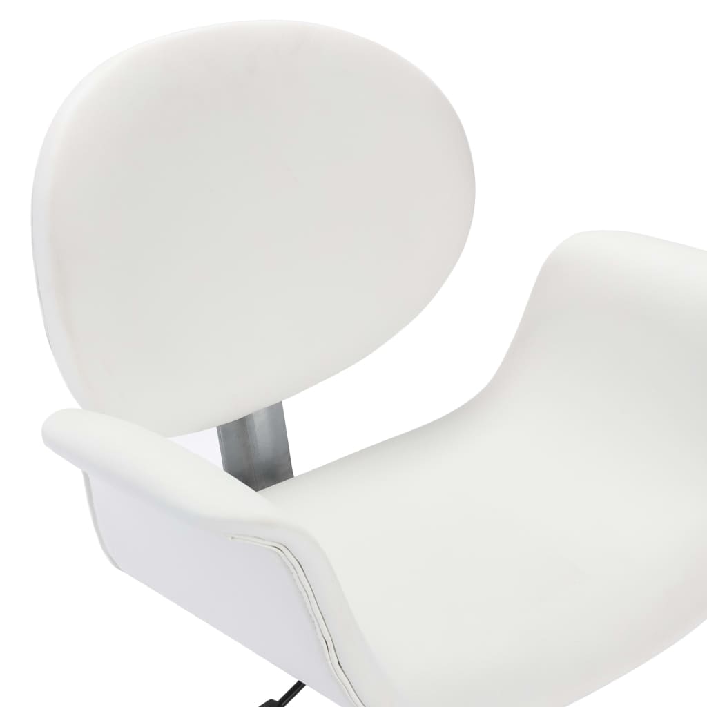 Drehbarer Bürostuhl Weiß Kunstleder - Premium Bürostühle - Just €178.65! Shop now at homesales4u