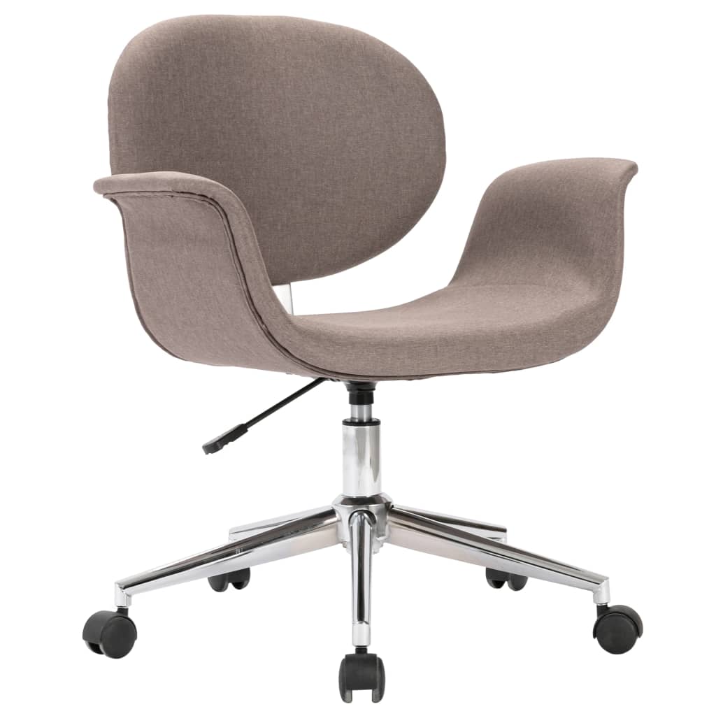 Drehbarer Bürostuhl Taupe Stoff - Premium Bürostühle - Just €185.07! Shop now at homesales4u
