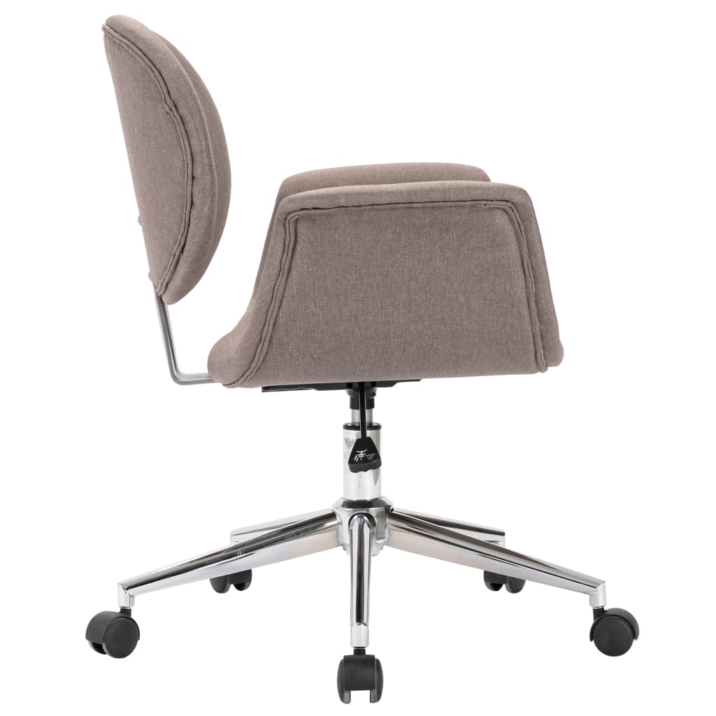 Drehbarer Bürostuhl Taupe Stoff - Premium Bürostühle - Just €185.07! Shop now at homesales4u