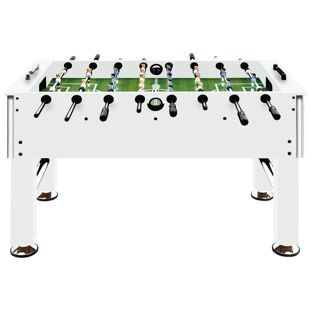 Kickertisch Stahl 60 kg 140x74,5x87,5 cm Weiß - Premium Tischfußball-Tische - Just €510.66! Shop now at homesales4u
