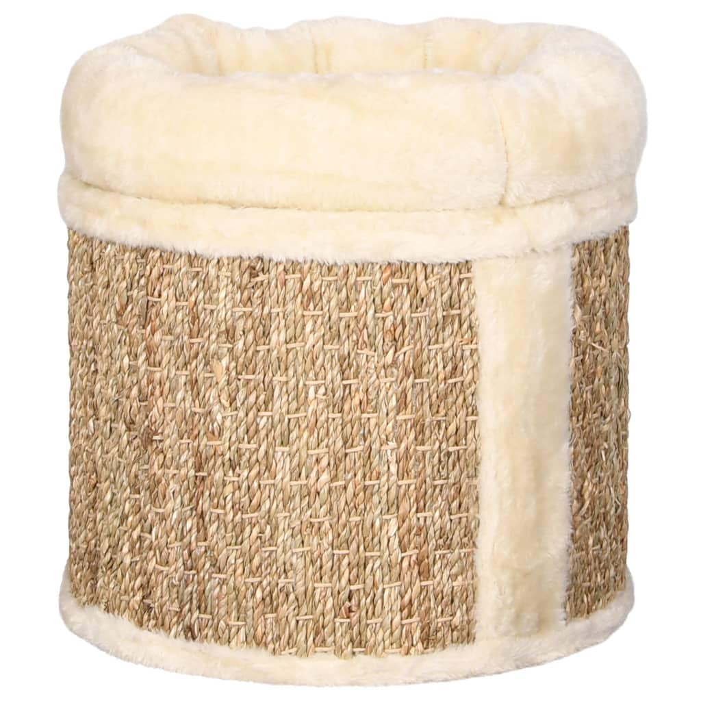 Katzenhaus mit Luxuriösem Katzenbett 33 cm Seegras - Premium Kratzbäume - Just €51.53! Shop now at homesales4u