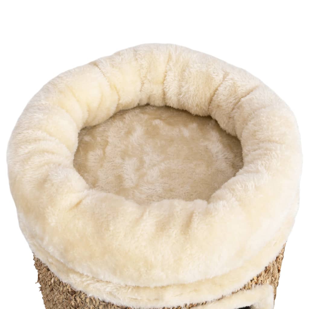 Katzenhaus mit Luxuriösem Katzenbett 33 cm Seegras - Premium Kratzbäume - Just €51.53! Shop now at homesales4u