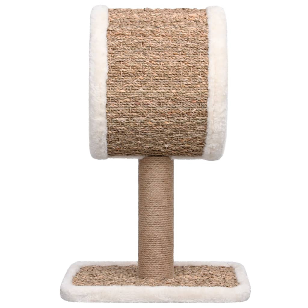 Katzen-Kratzbaum mit Tunnel und Spielzeug 56 cm Seegras - Premium Kratzbäume - Just €62.36! Shop now at homesales4u