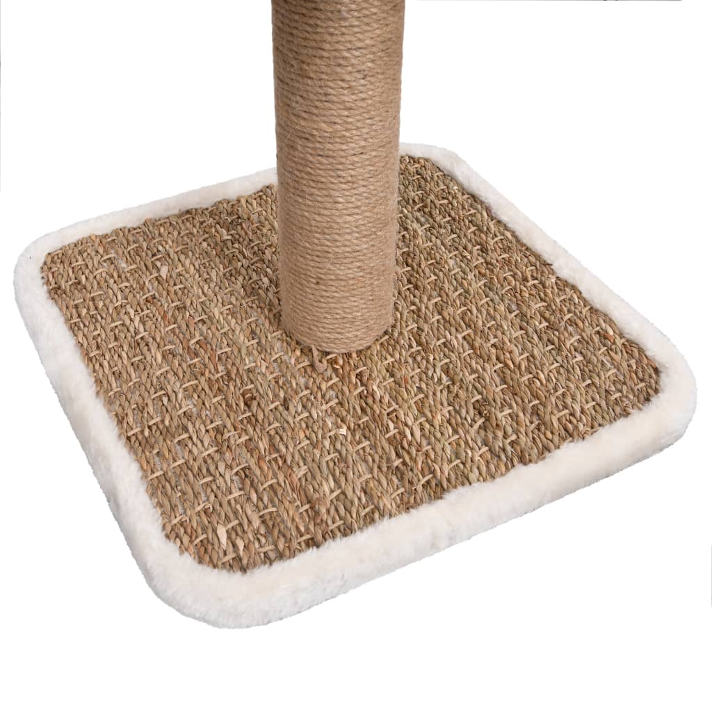 Katzen-Kratzbaum mit Tunnel und Spielzeug 56 cm Seegras - Premium Kratzbäume - Just €62.36! Shop now at homesales4u