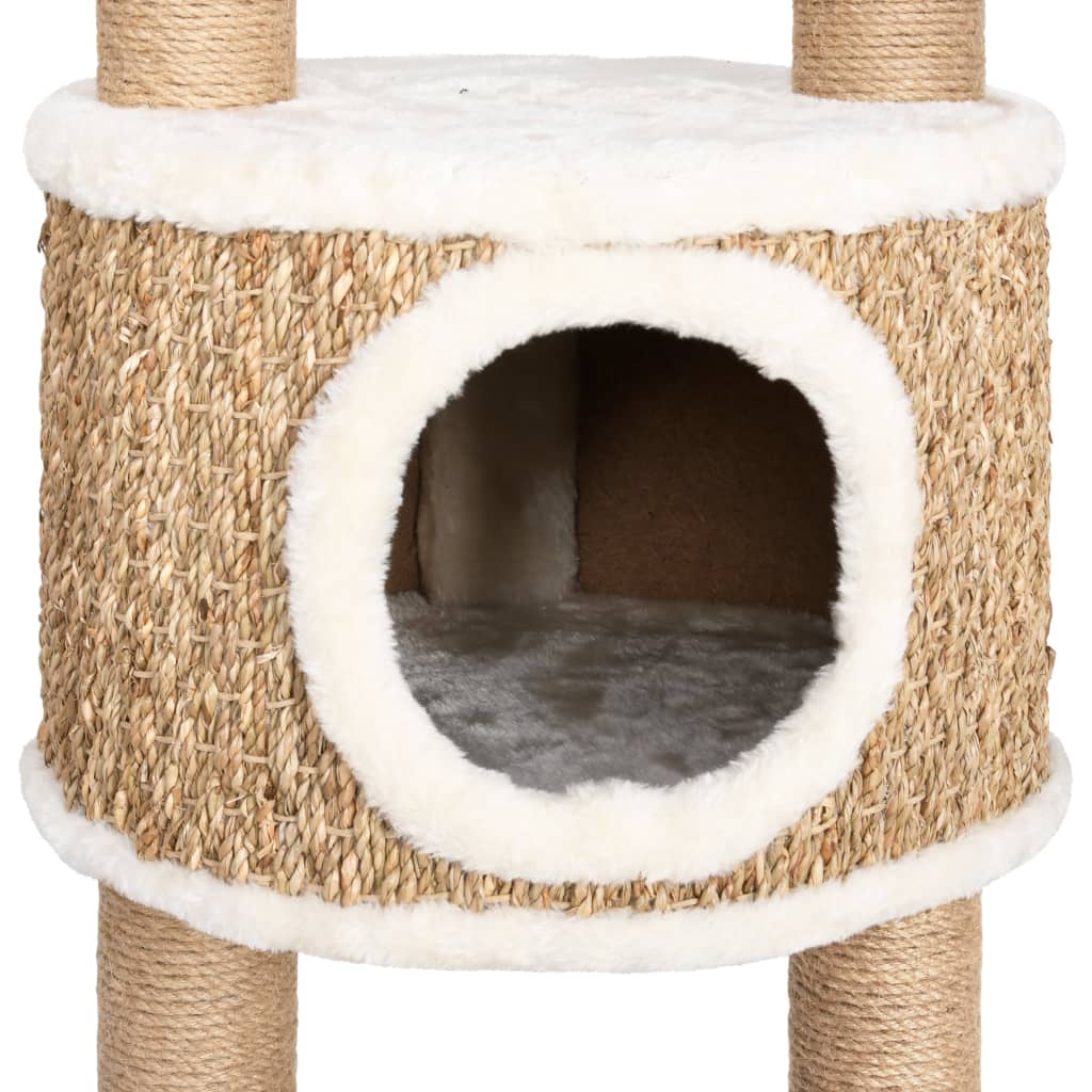 Katzen-Kratzbaum 126 cm Seegras - Premium Kratzbäume - Just €150.41! Shop now at homesales4u