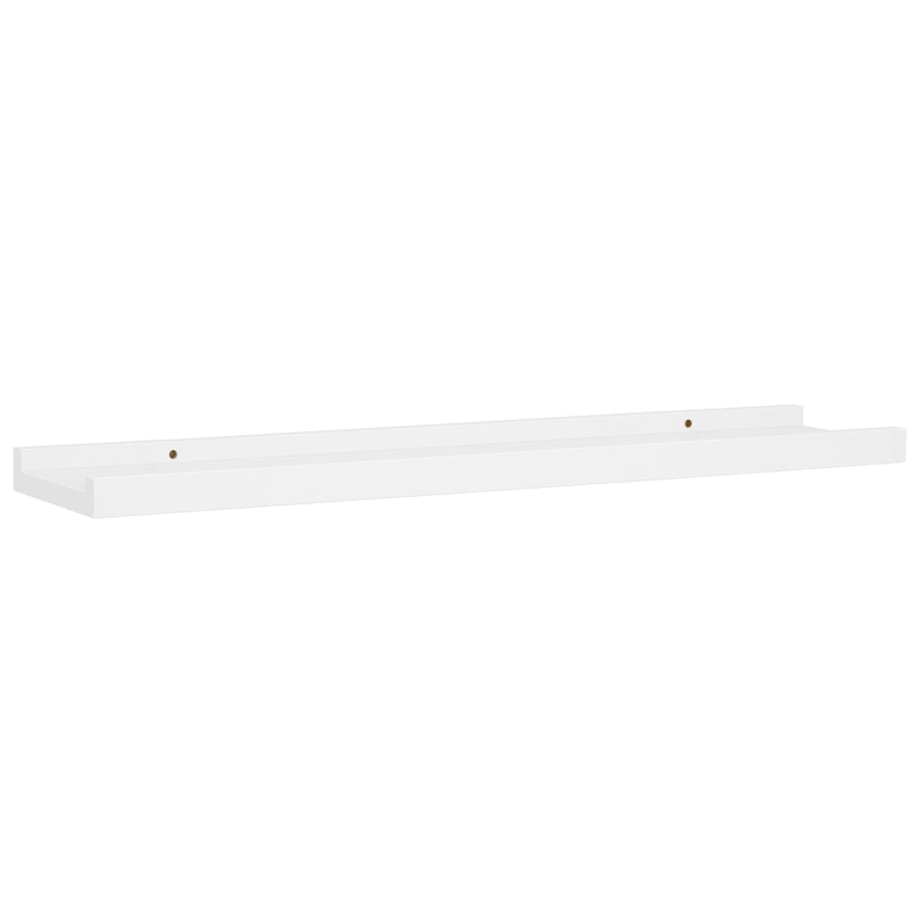 Bilderleisten 2 Stk. Weiß 60x9x3 cm MDF - Premium Wandregale - Just €27.55! Shop now at homesales4u