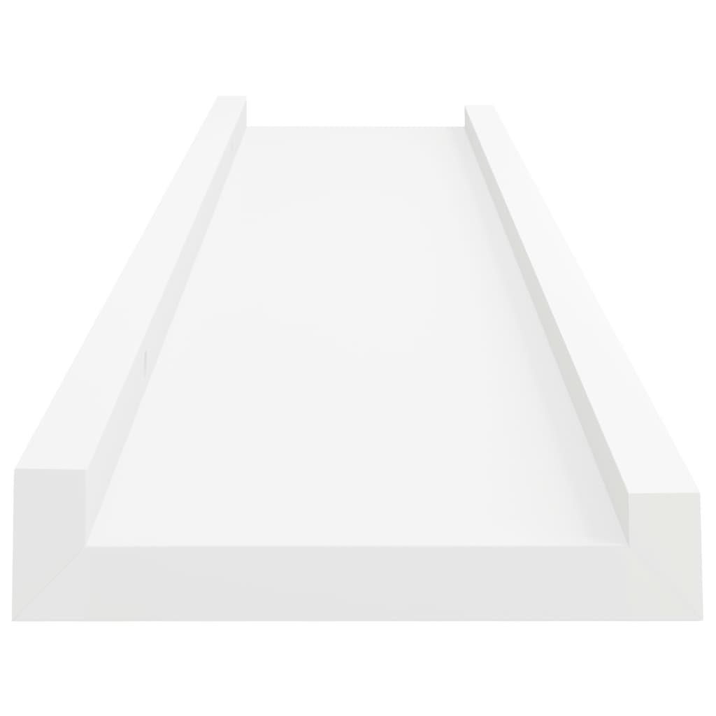 Bilderleisten 2 Stk. Weiß 60x9x3 cm MDF - Premium Wandregale - Just €27.55! Shop now at homesales4u