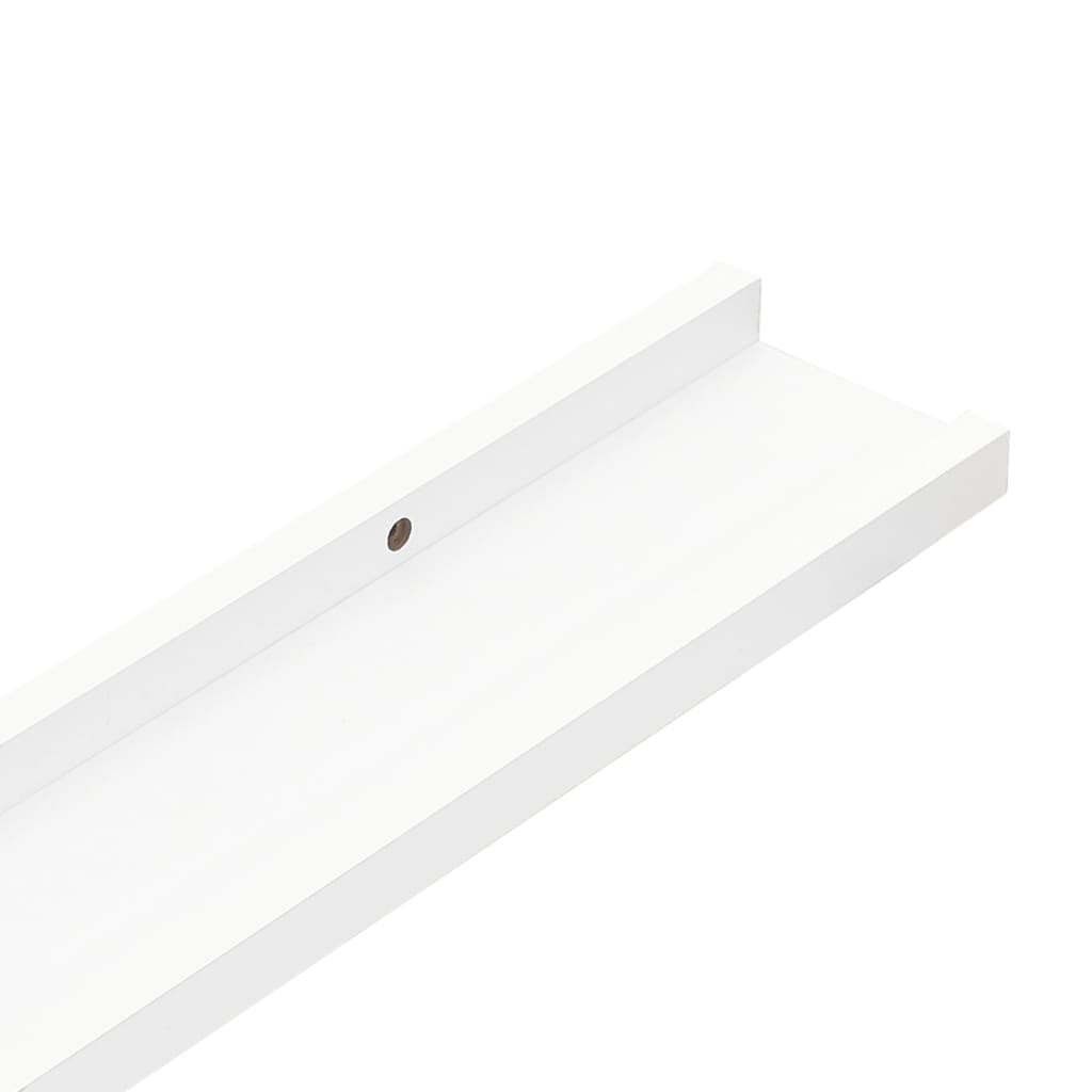 Bilderleisten 2 Stk. Weiß 60x9x3 cm MDF - Premium Wandregale - Just €27.55! Shop now at homesales4u