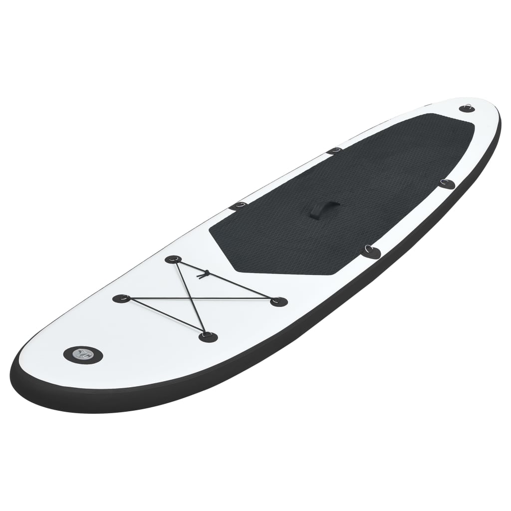 Aufblasbares Stand Up Paddle Board Set Schwarz und Weiß - Premium Paddelboards - Just €318.53! Shop now at homesales4u