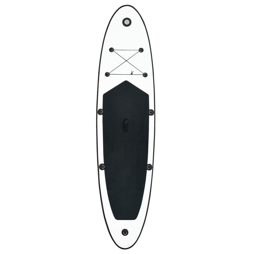 Aufblasbares Stand Up Paddle Board Set Schwarz und Weiß - Premium Paddelboards - Just €318.53! Shop now at homesales4u