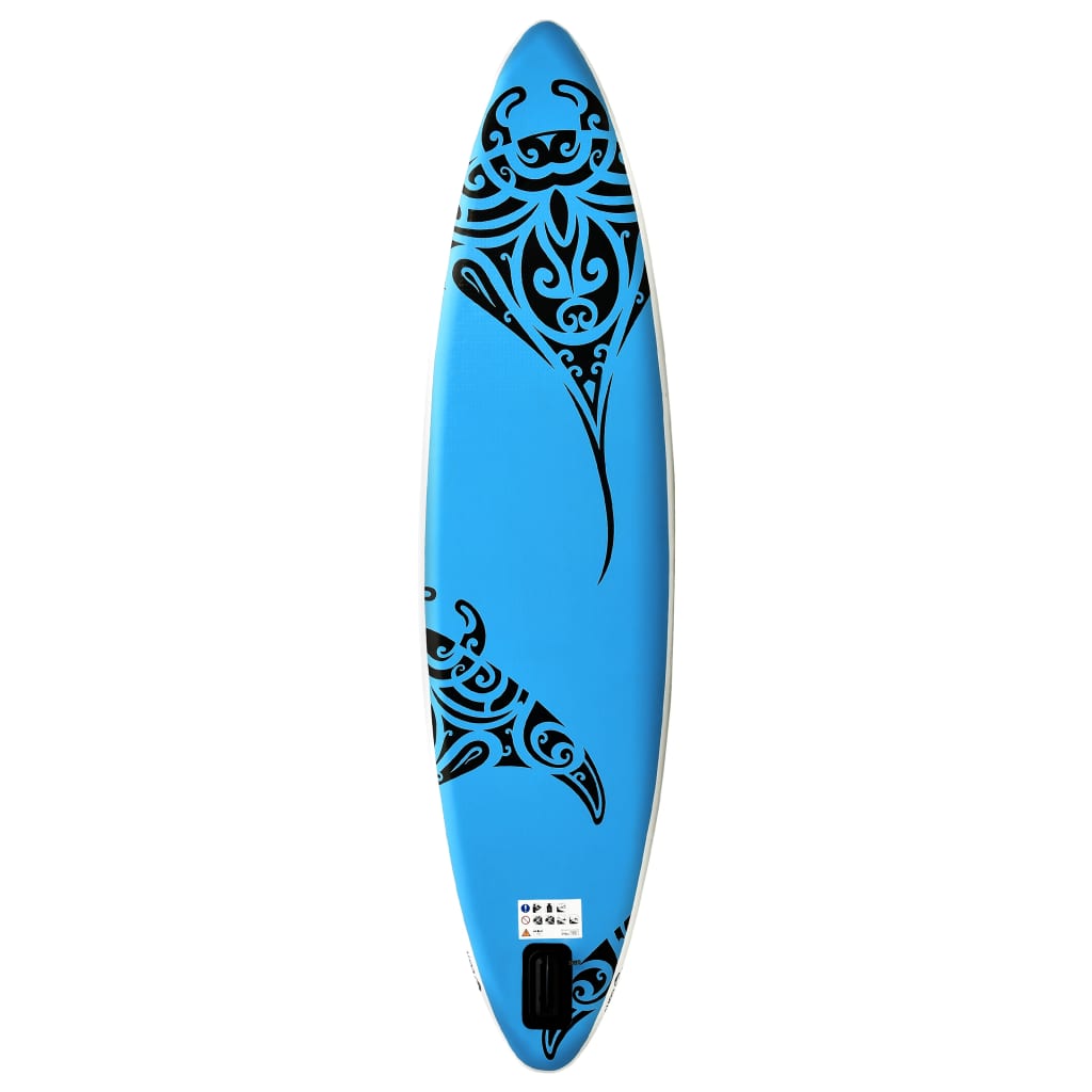 Aufblasbares Stand Up Paddle Board Set 305x76x15 cm Blau - Premium Paddelboards - Just €327.02! Shop now at homesales4u