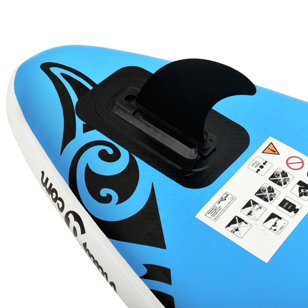 Aufblasbares Stand Up Paddle Board Set 305x76x15 cm Blau - Premium Paddelboards - Just €327.02! Shop now at homesales4u