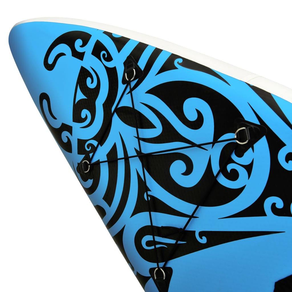 Aufblasbares Stand Up Paddle Board Set 305x76x15 cm Blau - Premium Paddelboards - Just €327.02! Shop now at homesales4u