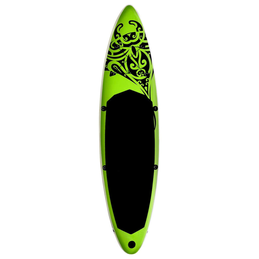 Aufblasbares Stand Up Paddle Board Set 305x76x15 cm Grün - Premium Paddelboards - Just €326.09! Shop now at homesales4u